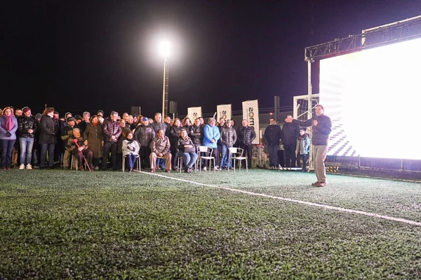 Inauguraron la primera cancha de césped sintético para baby fútbol en Melo  » Portal Medios Públicos