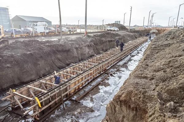 Canal Isla Malvinas Inició la obra de construcción del entubado